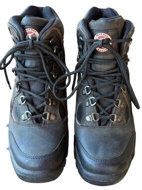 Brahma Kane Steel Toe Lace-up Upper Leather Black Work Boots Men's Size 8 (READ)